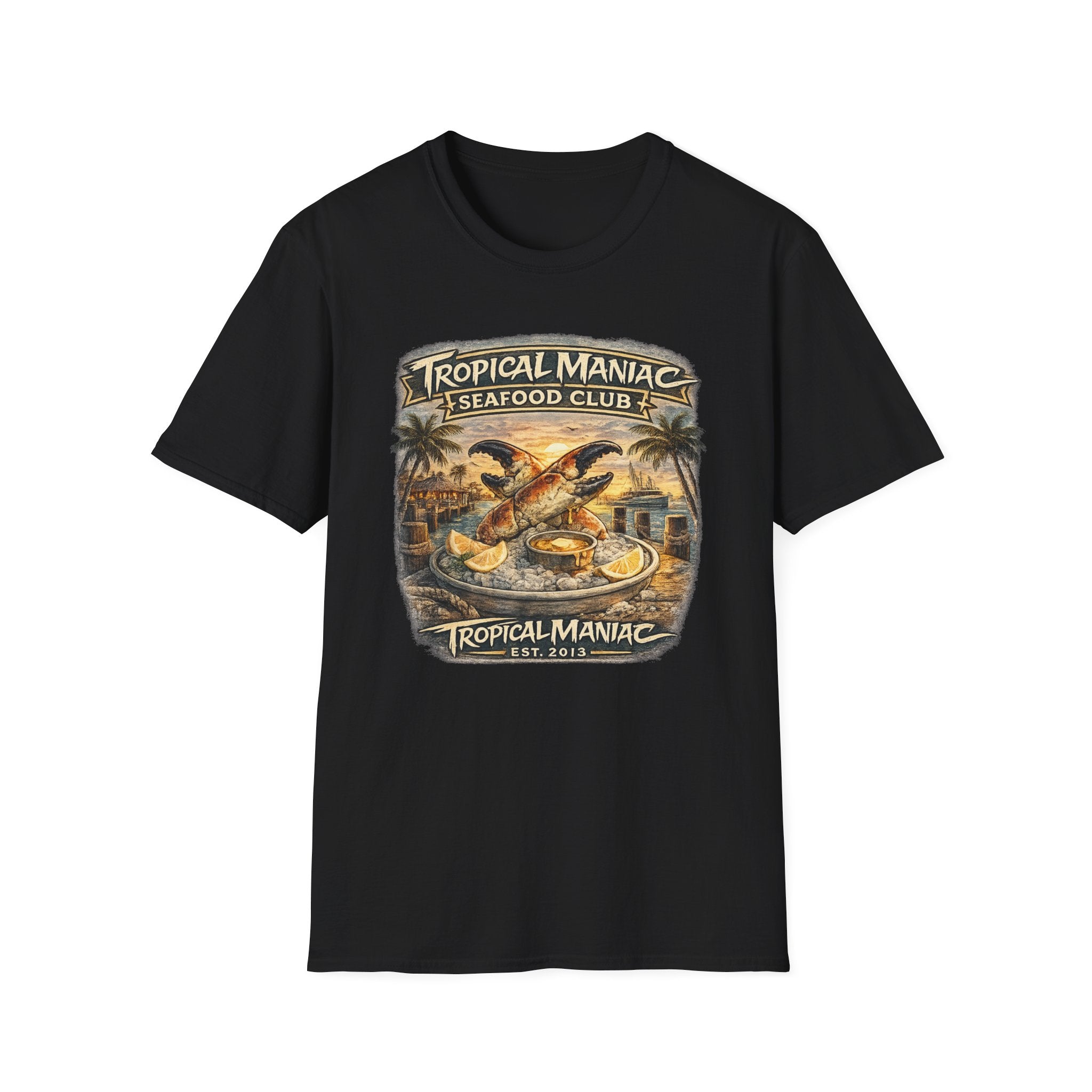 Tropical Maniac Seafood Club T-Shirt