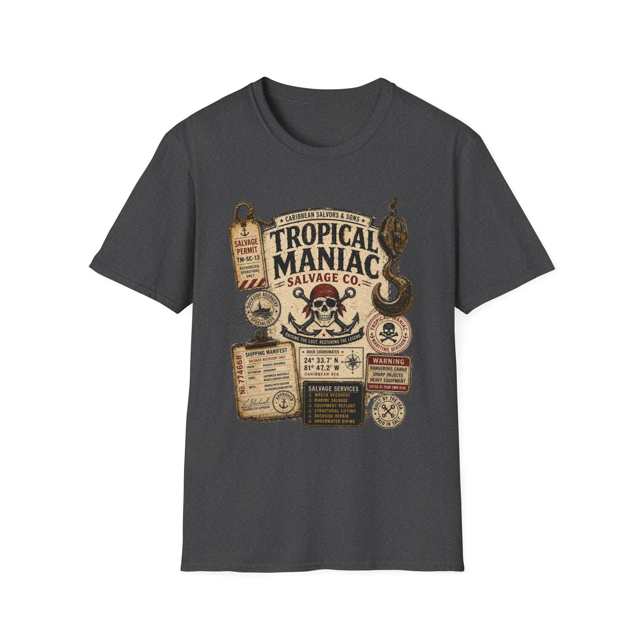 Tropical Maniac Salvage Co.  T-Shirt