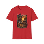 Tropical Maniac Sunset Pirate Ship T-Shirt
