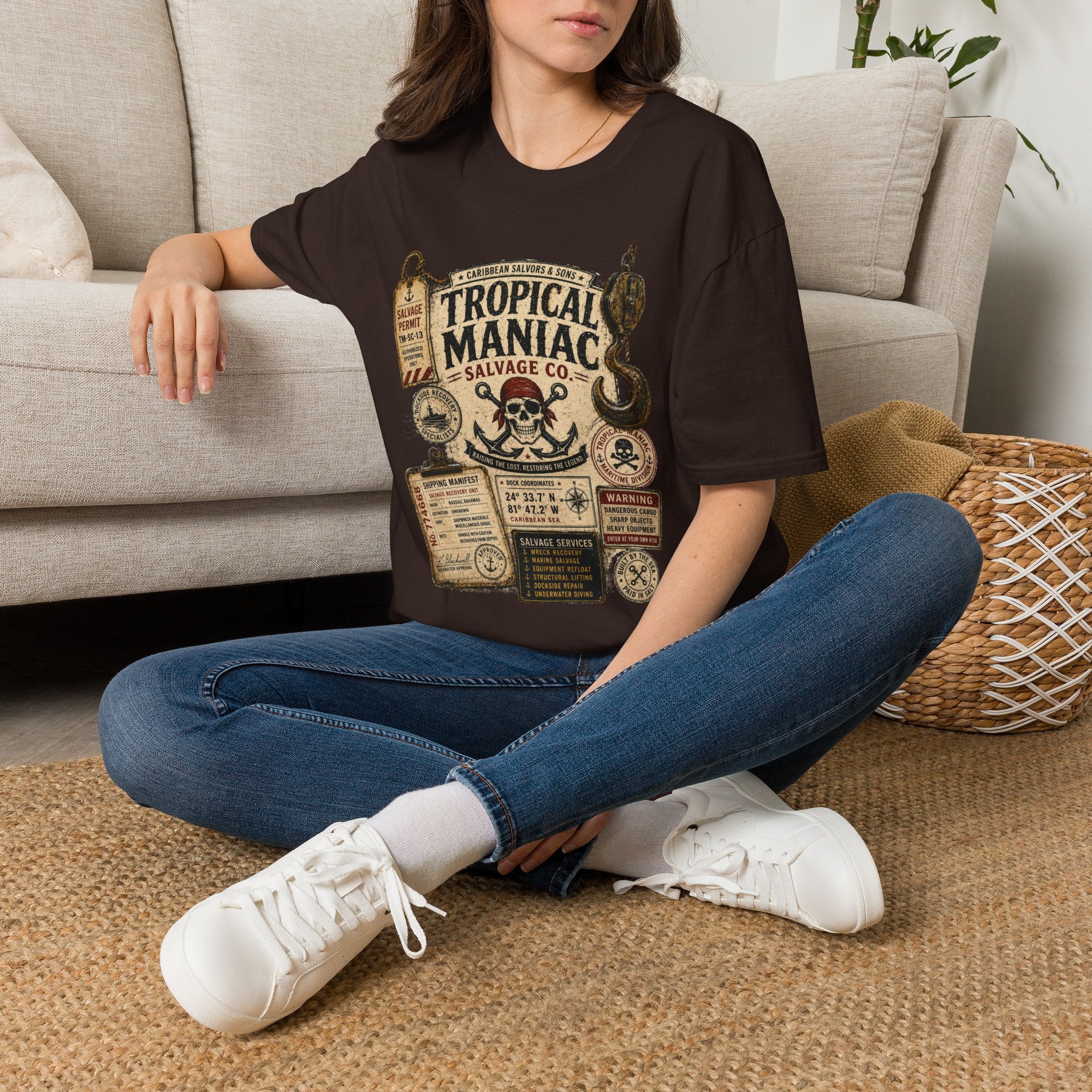 Tropical Maniac Salvage Co.  T-Shirt
