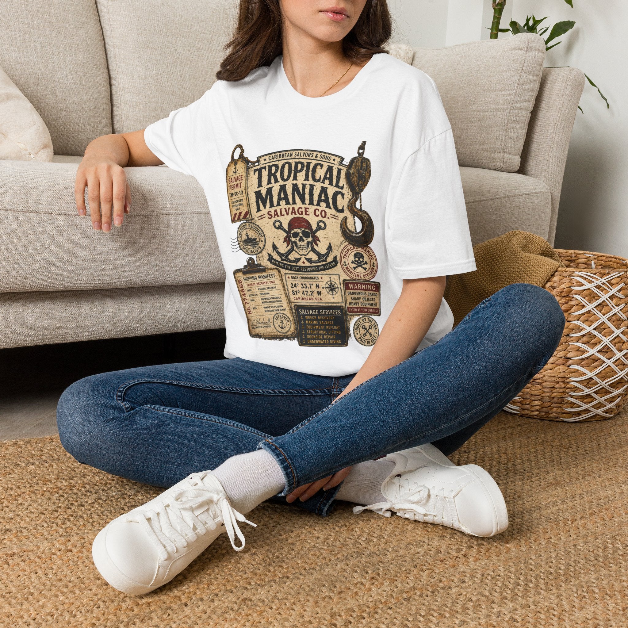 Tropical Maniac Salvage Co.  T-Shirt