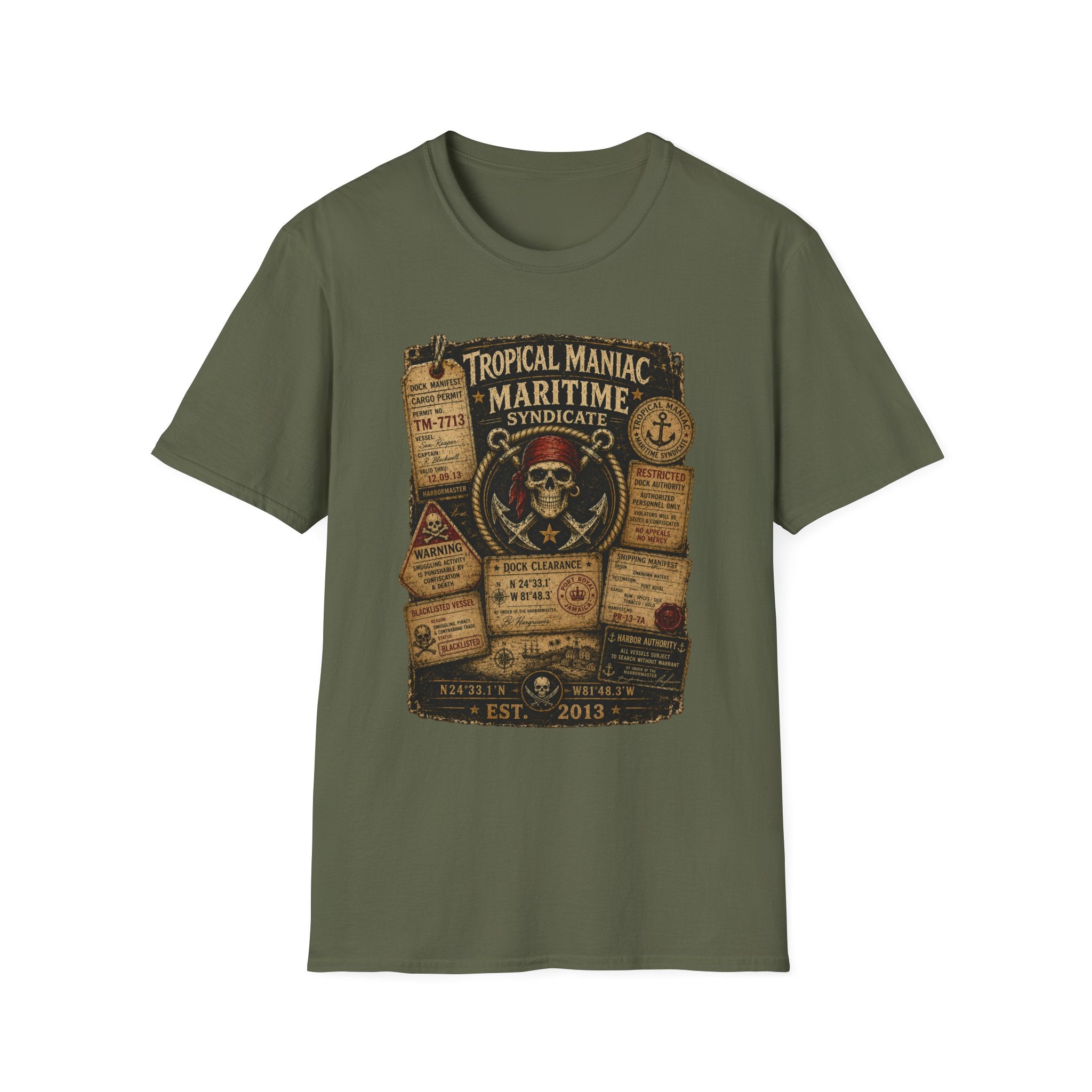 Tropical Maniac Maritime Syndicate T-Shirt