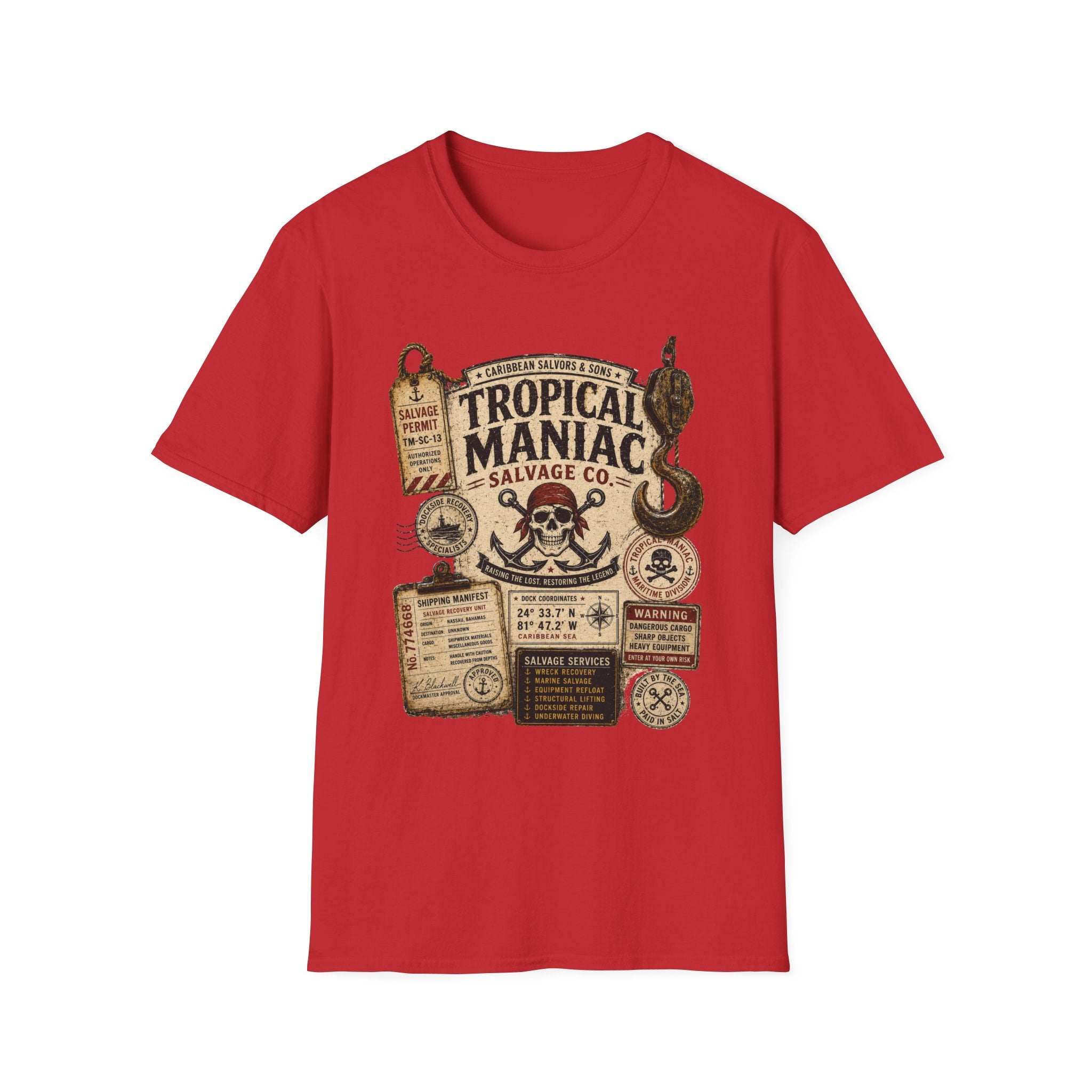 Tropical Maniac Salvage Co.  T-Shirt