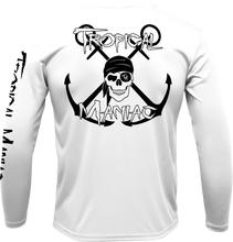 Pirate Cross Anchor Long Sleeve Performance Crew Neck