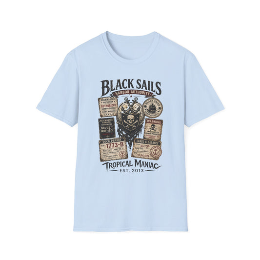 Black Sails Pirate Crest T-Shirt