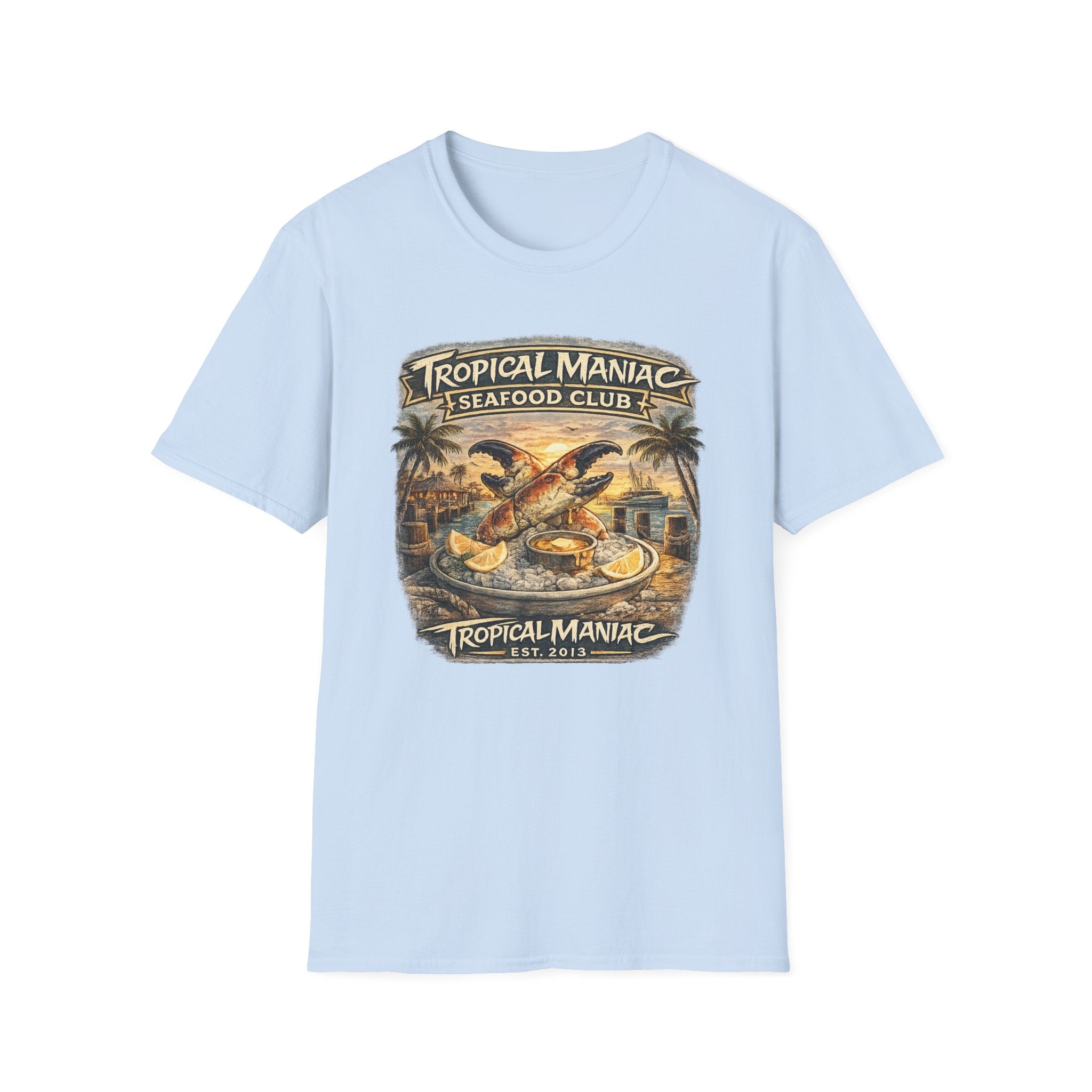 Tropical Maniac Seafood Club T-Shirt