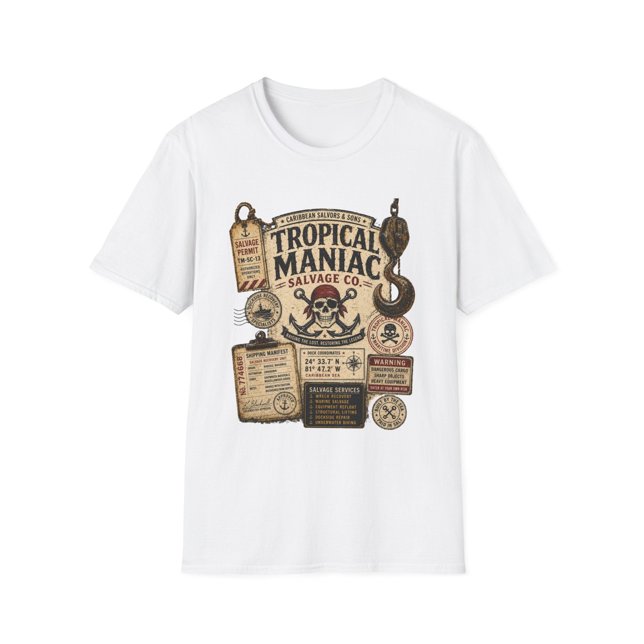 Tropical Maniac Salvage Co.  T-Shirt
