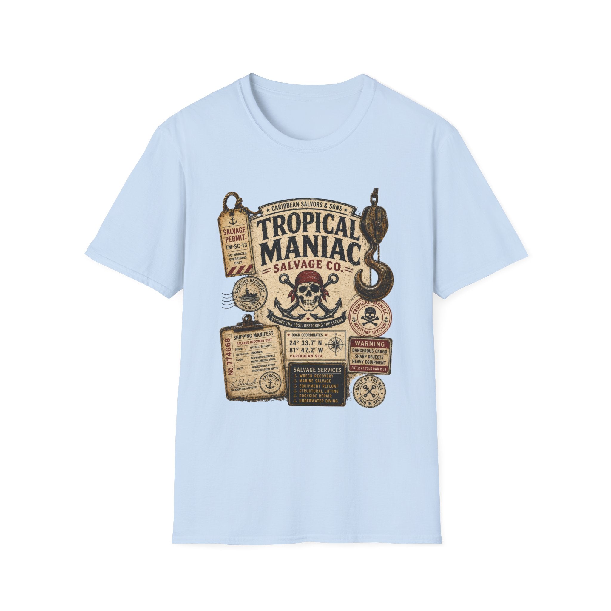 Tropical Maniac Salvage Co.  T-Shirt