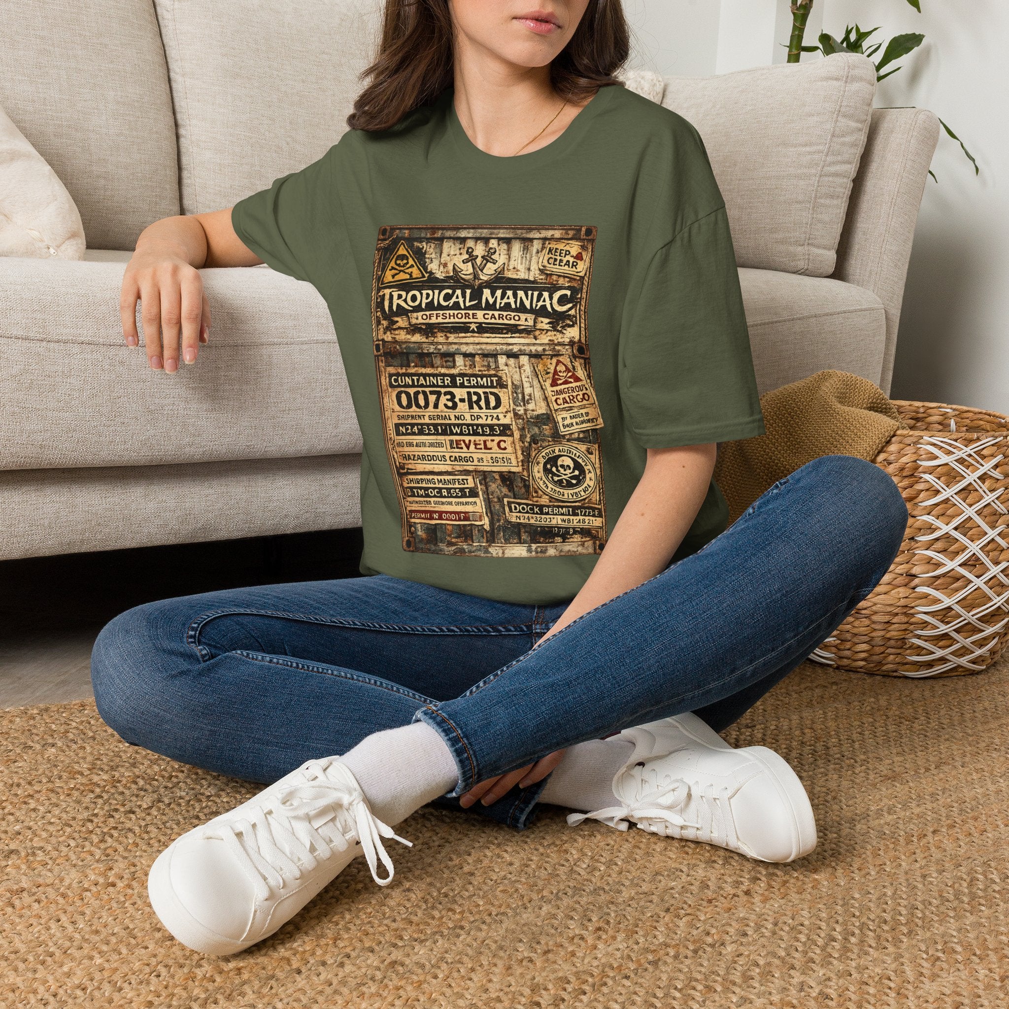 Tropical Maniac Offshore Cargo T-Shirt