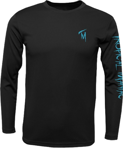 Tropical Maniac Sport Fishing Long Sleeve Performance Crew Neck