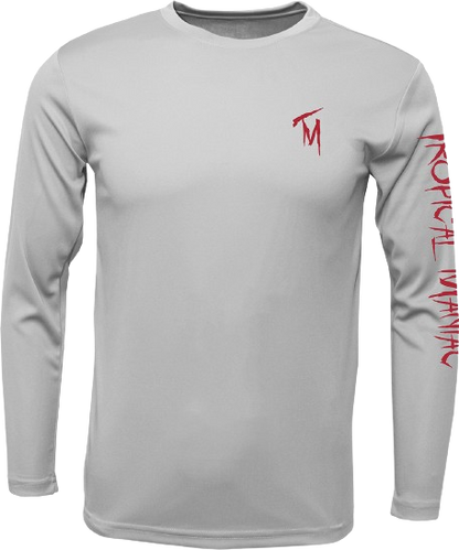 Tropical Maniac "Drink About It" Long Sleeve Performance Crewneck