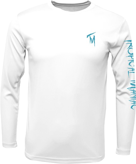 Tropical Maniac "Drink About It" Long Sleeve Performance Crewneck