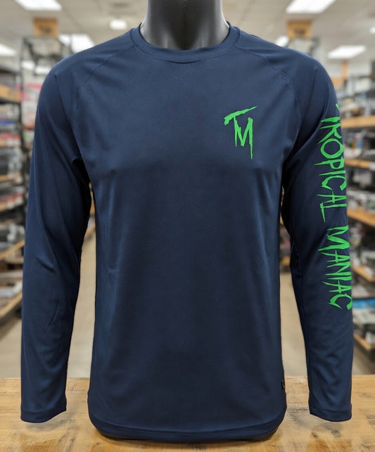 Tropical Maniac "Seize the Bay" Long Sleeve Performance Crew Neck